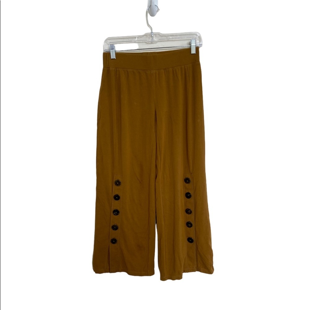 Neon Buddha Cropped Wild Legs Pants